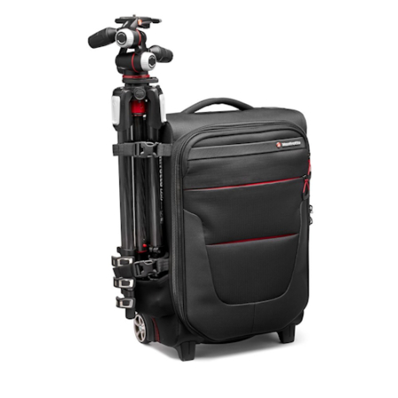 Manfrotto MB PL-RL-A55 - walizka, plecak fotograficzny na kółkach, Pro Light Reloader Air 55 - przykład użycia